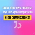 Start Your Own Business: Joyo Live Agency Registration Now Open! High Commissions