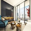 Fashionable apartment, with panoramic views, in Frankfurt-on-Main.