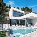 Property in Spain, New luxury villa sea views from builder in Calpe, Costa Blanca, Spain