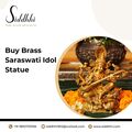 Buy Brass Saraswati Idol Statue