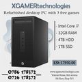 Reconditioned Core i7 HP business tower desktop PC