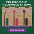 On-the-Go Reusable Straw for Eco Living