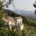 The complex of buildings at the finish, to create a mini-hotel or Agriturismo, near the town of Pistoia.