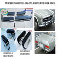 Mercedes W113 Pagoda (1963 -1971) Bumper With Over Rider