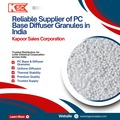 Kapoor Sales Corporation Reliable Supplier of PC Base Diffuser Granules in India