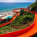 A unique seafront property is offered for sale in the town of Byala, Varna area, Black Sea coast, Bulgaria. Total area: 1763 m² Location: First line to the sea (direct beachfront access).