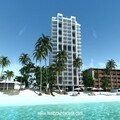 Beachfront building lot for High-rise condo tower with permits