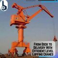 From Dock to Delivery With Efficient Level Luffing Cranes