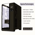 New AMD Ryzen 7800x 3D tower gaming desktop