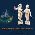 Order ISKCON Style Radha Krishna Murti for Temple